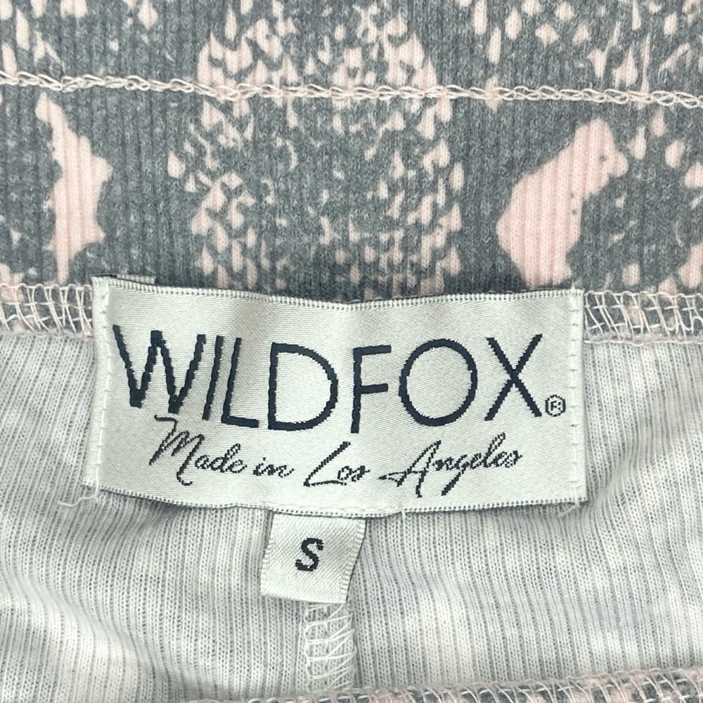 Wildfox Pink Python Delia Cropped Pants Pink Gray… - image 7